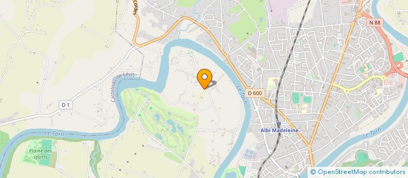 localisation de l'entreprise JARDINS ET PAYSAGES  ANDOUQUE