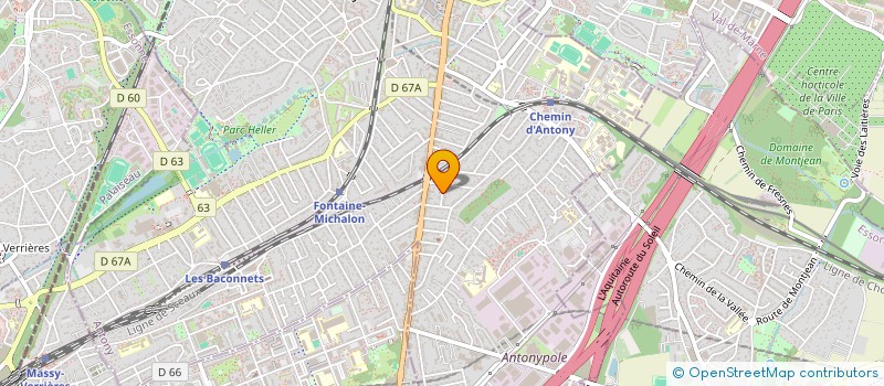 localisation de l'entreprise JARDINS ET PAYSAGES D'ILE-DE-FRANCE à ANTONY