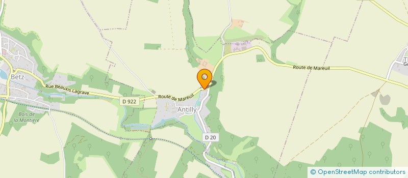 localisation de l'entreprise JARDINS ET SENTEURS PARIS  ANTILLY