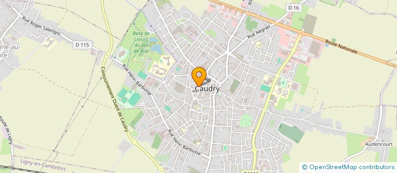 localisation de l'entreprise JARDINS ET SERVICES  CAUDRY