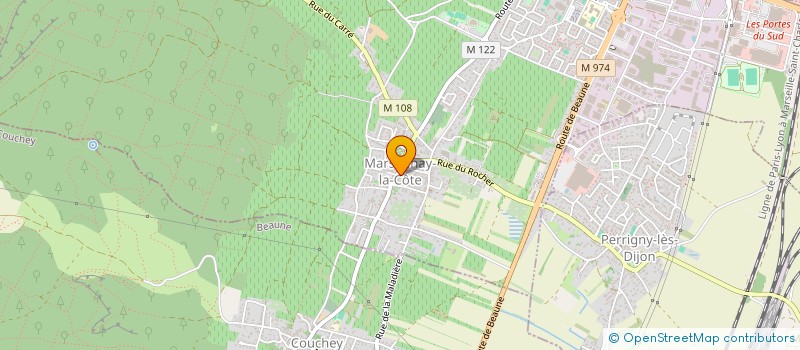 localisation de l'entreprise JARDINS ET VERGERS DE MARSANNAY LA COTE à MARSANNAY-LA-COTE