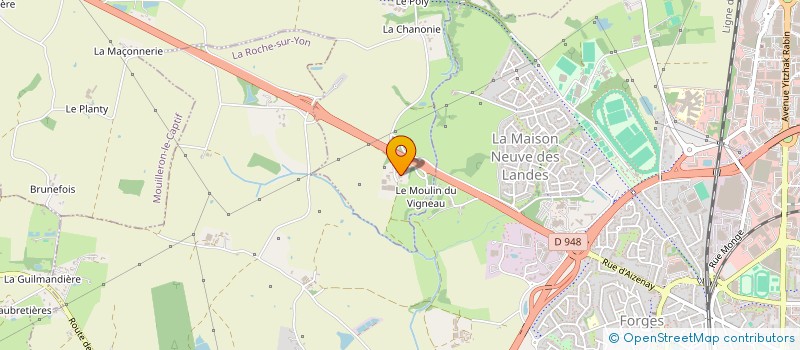 localisation de l'entreprise JARDINS ET VIE à ROCHE SUR YON (LA)