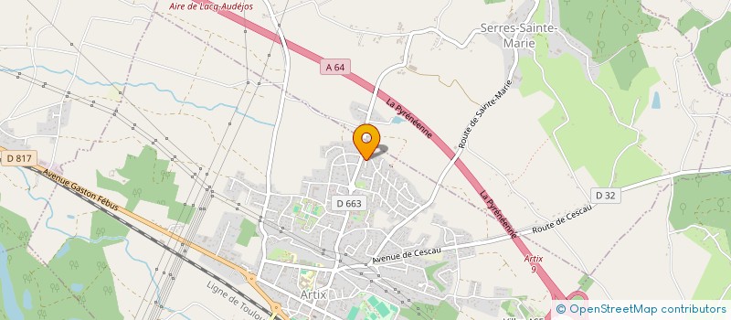 localisation de l'entreprise JARDINS FAMILIAUX D'ARTIX à ARTIX