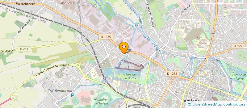 localisation de l'entreprise JARDINS FAMILIAUX DU FAUBOURG DE HEM AMIENS  AMIENS