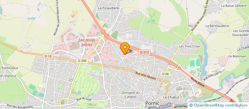 localisation de l'entreprise JARDINS FAMILIAUX PORNIC  COTE DE JADE  PORNIC