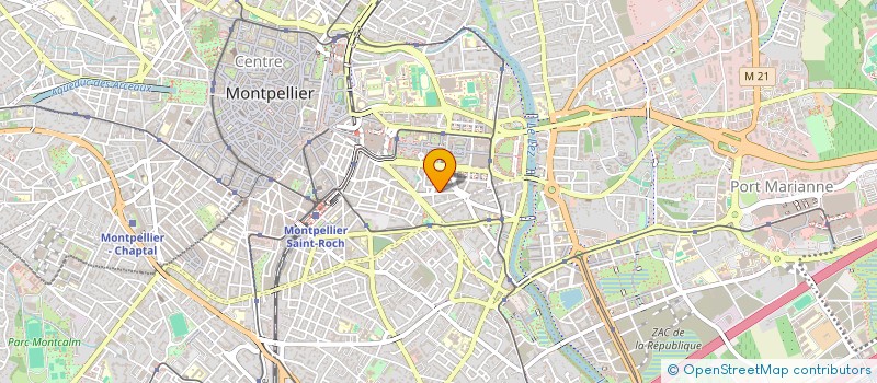 localisation de l'entreprise JARDINS HABITES - FRONTIGNAN à MONTPELLIER