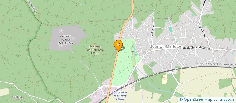 localisation de l'entreprise JARDINS INTEMPORELS  BOURRON-MARLOTTE