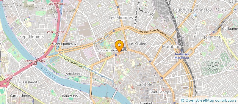 localisation de l'entreprise JARDINS NOTRE-DAME  TOULOUSE