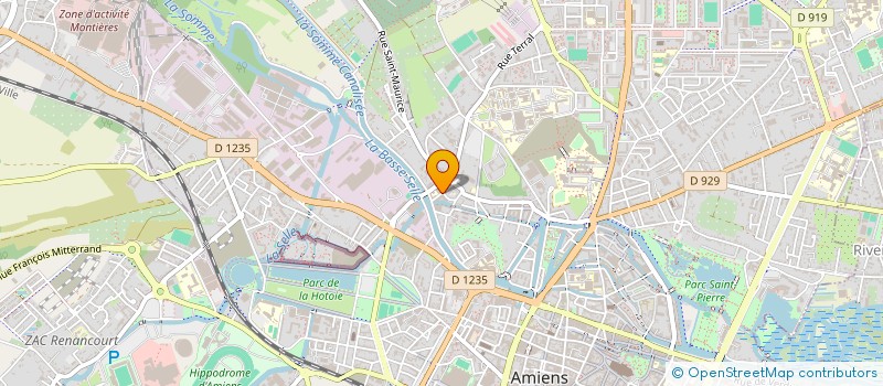 localisation de l'entreprise JARDINS OUVRIERS DE LA VILLE D'AMIENS A SAINT MAURICE  AMIENS