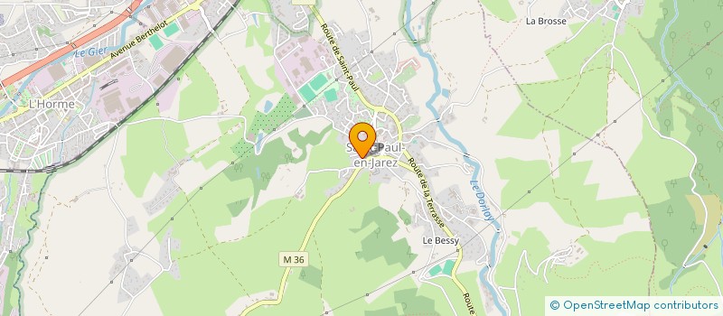 localisation de l'entreprise JARDINS OUVRIERS DE MALPASSET  SAINT-PAUL-EN-JAREZ