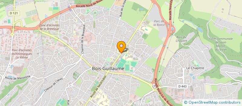 localisation de l'entreprise JARDINS PASSION  BOIS-GUILLAUME