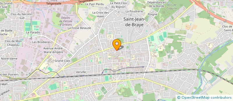 localisation de l'entreprise JARDINS PLURIELS à SAINT-JEAN-DE-BRAYE