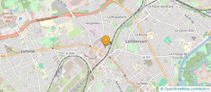 localisation de l'entreprise JARDINS PLUS à LAMBERSART