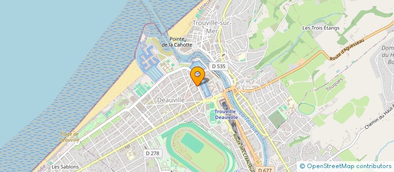 localisation de l'entreprise JARDINS YACHT CLUB 4EME TRANCHE  DEAUVILLE