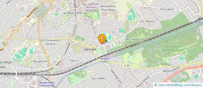 localisation de l'entreprise JARDIPACHER à SEVRAN