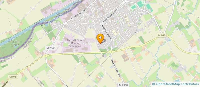 localisation de l'entreprise JARDIPARC à COMINES