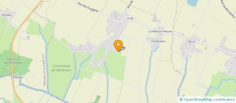 localisation de l'entreprise JARDIPREST à MONTREUIL