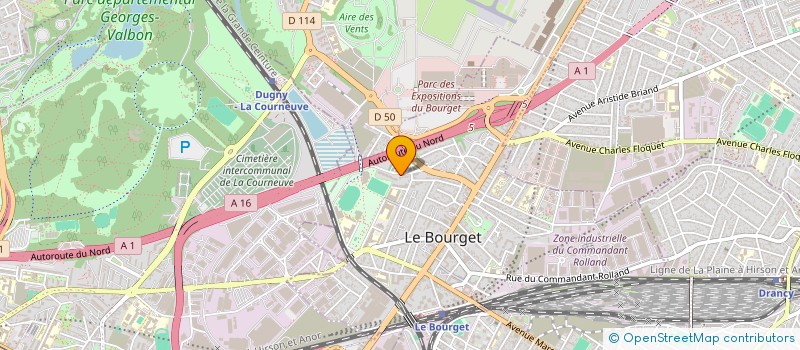 localisation de l'entreprise JARDIPROTECT à LE BOURGET