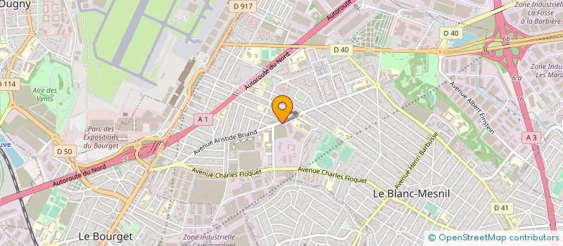 localisation de l'entreprise JARDISSIMO à LE BLANC-MESNIL
