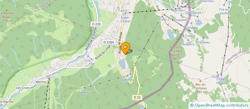 localisation de l'entreprise JARDIVAL PAYSAGES  ABONDANCE