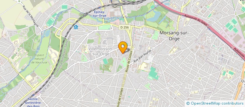 localisation de l'entreprise JARDIVERT à VILLEMOISSON-SUR-ORGE