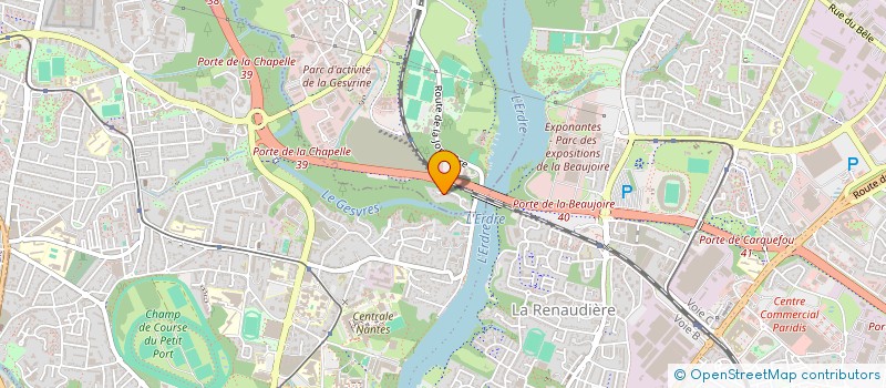 localisation de l'entreprise JARDIVILLE  LA CHAPELLE-SUR-ERDRE