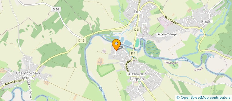 localisation de l'entreprise JARDON-SO  CUSSEY-SUR-L'OGNON