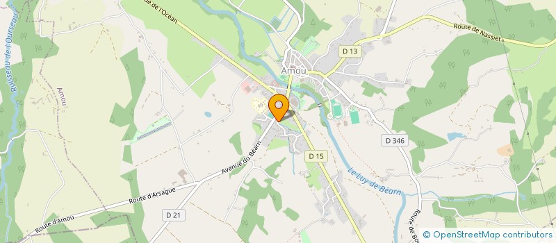 localisation de l'entreprise JARDY CREA  ARSAGUE