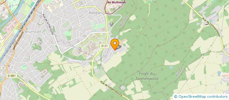 localisation de l'entreprise JAREBEO  RIEDISHEIM