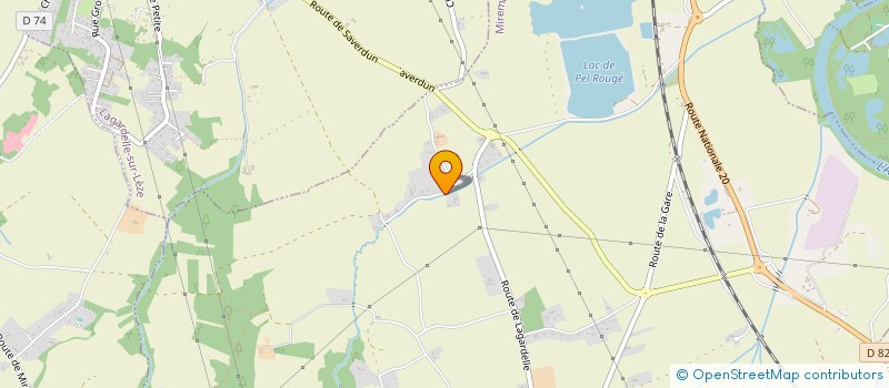 localisation de l'entreprise JAREDEL  MIREMONT