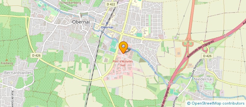 localisation de l'entreprise JAREL à OBERNAI