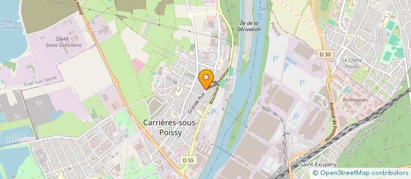 localisation de l'entreprise JARFRUIT à CARRIERES-SOUS-POISSY