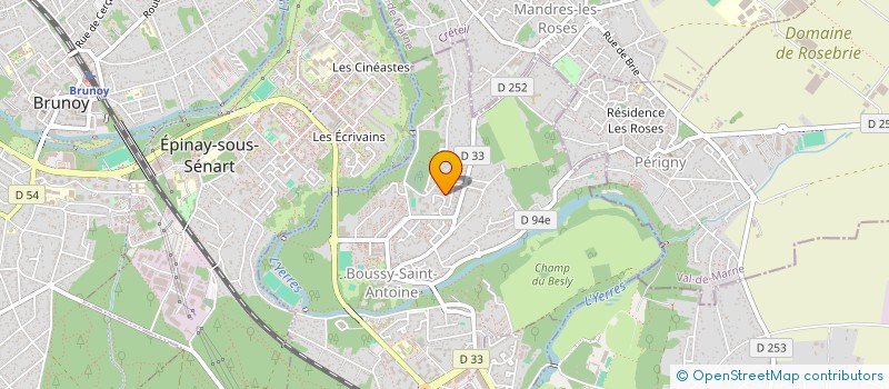 localisation de l'entreprise JARGUS VEHICULES AUTOMOBILES  BOUSSY-SAINT-ANTOINE