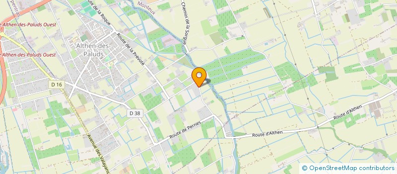 localisation de l'entreprise JARIC  ALTHEN-DES-PALUDS