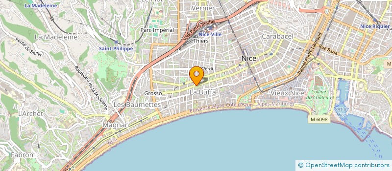 localisation de l'entreprise JARICOT & CHAUMONT à NICE