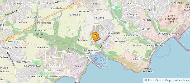 localisation de l'entreprise JARIEL CREATION  BREST