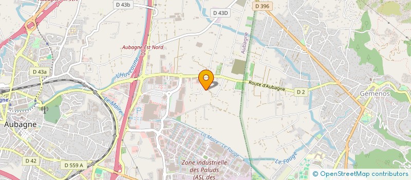 localisation de l'entreprise JARL INVEST  AUBAGNE