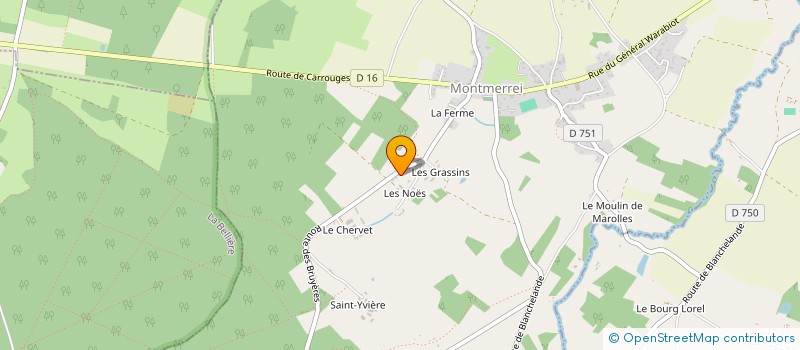 localisation de l'entreprise JARL NORMAND à MONTMERREI