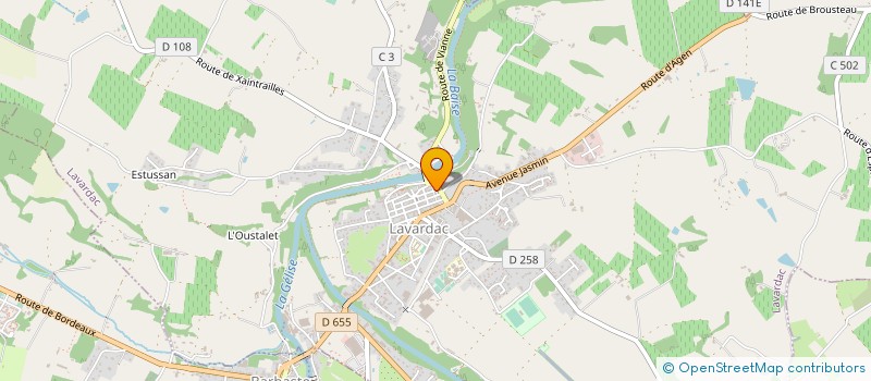 localisation de l'entreprise JARLY  VIANNE