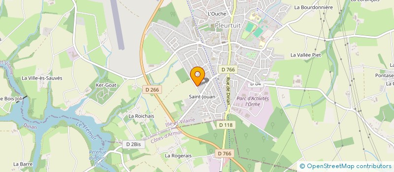 localisation de l'entreprise JARM  PLEURTUIT