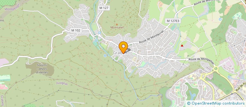 localisation de l'entreprise JARMOUNI  GRABELS