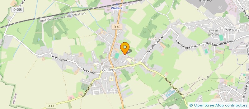 localisation de l'entreprise JARMU à WALLERS