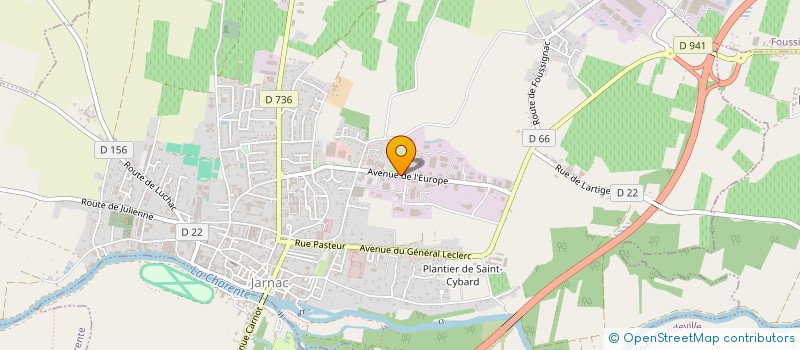 localisation de l'entreprise JARNAC MOTO ET LOISIRS à JARNAC