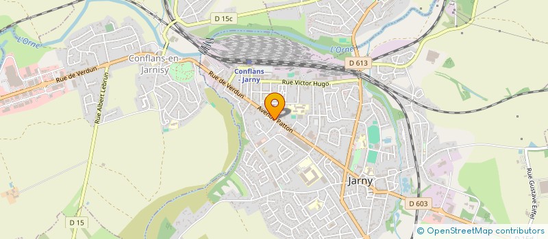 localisation de l'entreprise JARNAL à JARNY