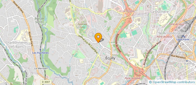 localisation de l'entreprise JARNIAS LYON TRAVAUX SPECIAUX à ECULLY