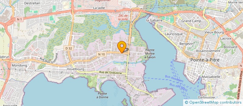 localisation de l'entreprise JARNIAS WI à BAIE-MAHAULT