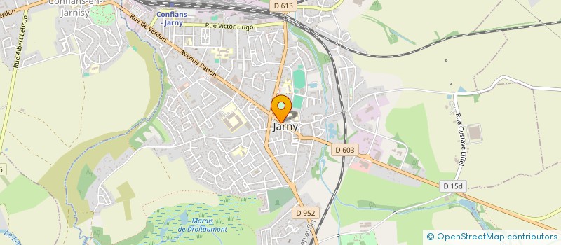 localisation de l'entreprise JARNY COIFFURE à JARNY