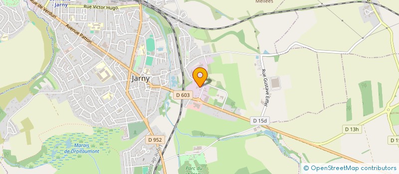 localisation de l'entreprise JARNY CONTROLE TECHNIQUE  JARNY