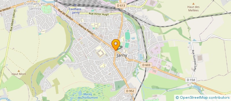 localisation de l'entreprise JARNY-OPTIC à JARNY