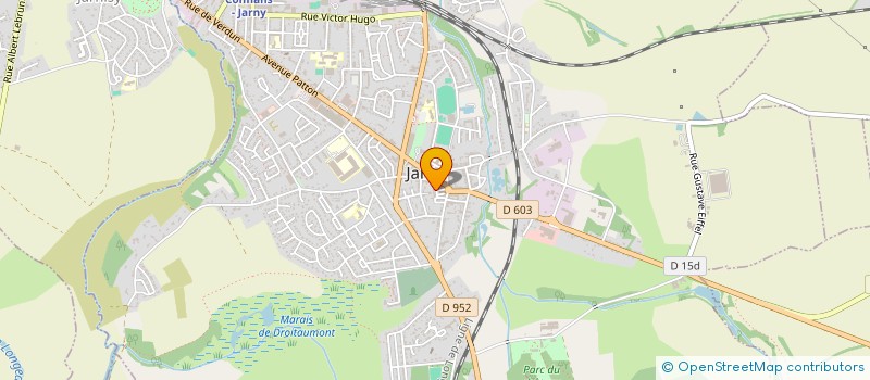 localisation de l'entreprise JARNY SPORTS & LOISIRS à JARNY